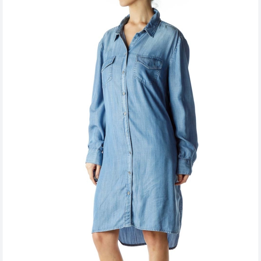 Beach Lunch Lounge Chambray Dress